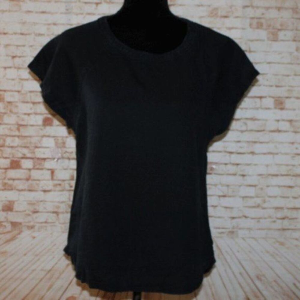 TNG Black Short Sleeve Blouse Size 42